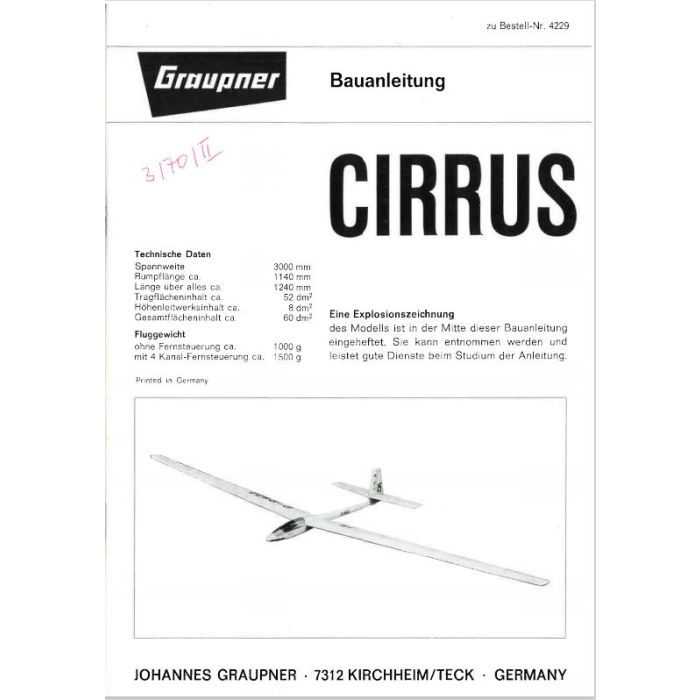 Bauplan Cirrus