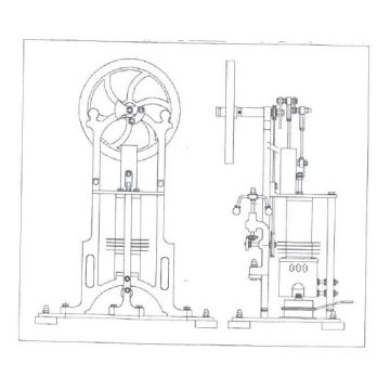 Bauplan Stirlingmotor Modell TGR