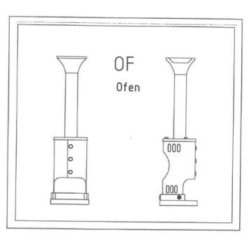 Bauplan Der Ofen für liegende Stirlingmotoren