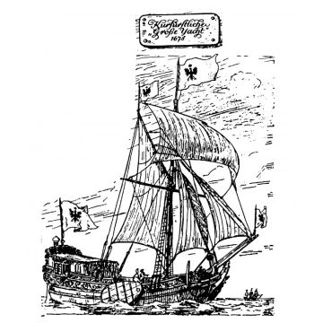 BAUPLAN GROßE YACHT 1678