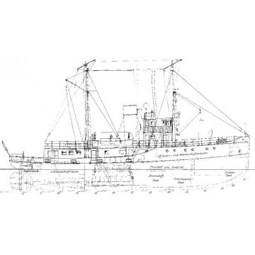 BAUPLAN MOTORSCHIFF "ALTENBRUCH"