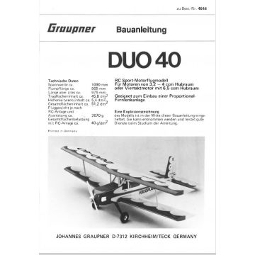 Bauplan  Duo 40