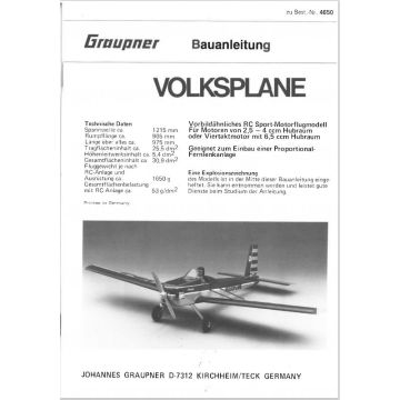 Bauplan  Volksplane