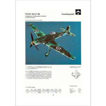 Bauplan  Focke Wulf TA152H1