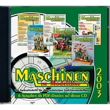 Maschinen im Modellbau Jahrgangs-CD 2003