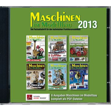 Maschinen im Modellbau Jahrgangs-CD 2013