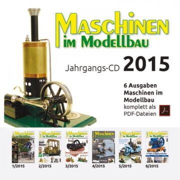 Maschinen im Modellbau Jahrgangs-CD 2015