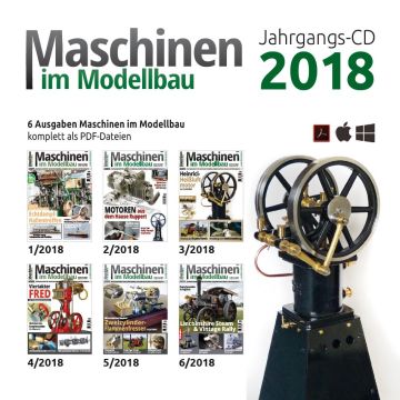 Maschinen im Modellbau Jahrgangs-CD 2018