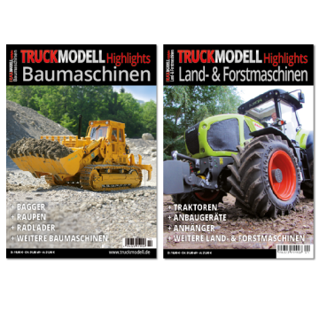 Bundle: TRUCKmodell Highlights "Baumaschinen" + "Land- und Forstmaschinen"