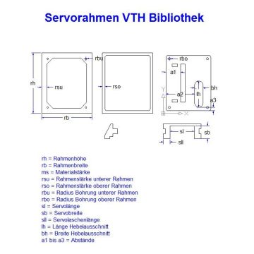 Servorahmen für das Dymond D260MG