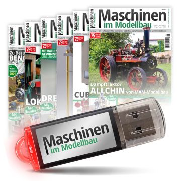 Maschinen im Modellbau Jahrgangs-Stick