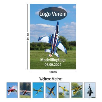 Modellflugtag Werbeplakat (50 Stk.)